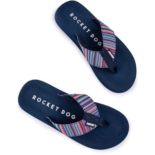 Rocket Dog Adios Stark Womens Blue EVA Flip Flop - Size 8 UK - Blue — view 2