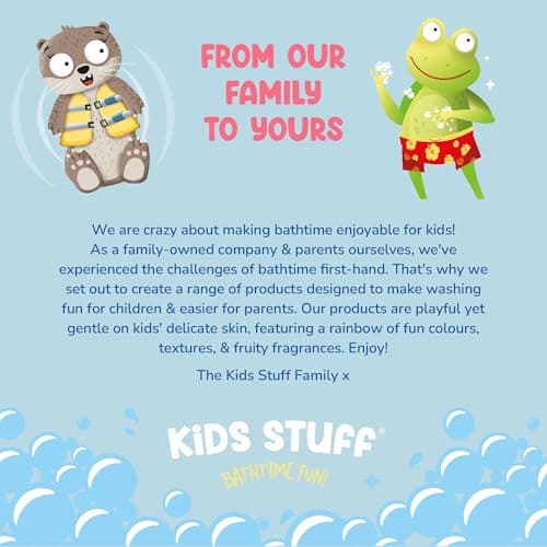 Kids Stuff Blue Wacky Whip Foaming Hair & Body Wash with Strawberry Splash Fragrance | Dermatologically Tested Kids Hair & Body Wash | Gently Cleanses Hair & Skin | Vegan | Cruelty Free | 200ml — view 6