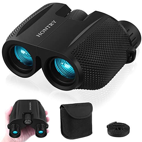 Hontry 10x25 Compact Binoculars for Adults and Kids Bird Watching