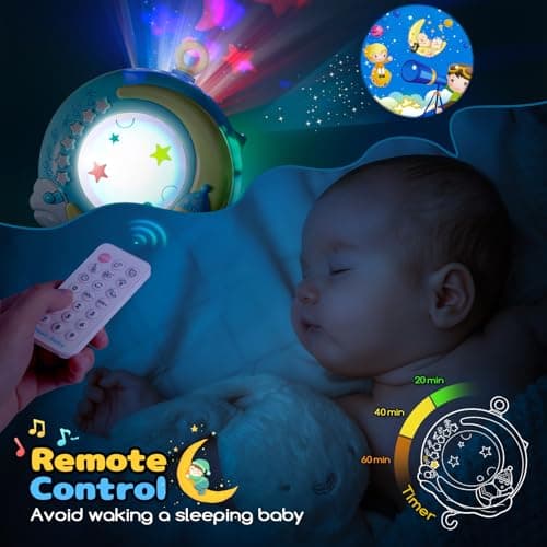 Mini Tudou Baby Cot Mobile with 150 Music & Lights & Timing Function — view 4