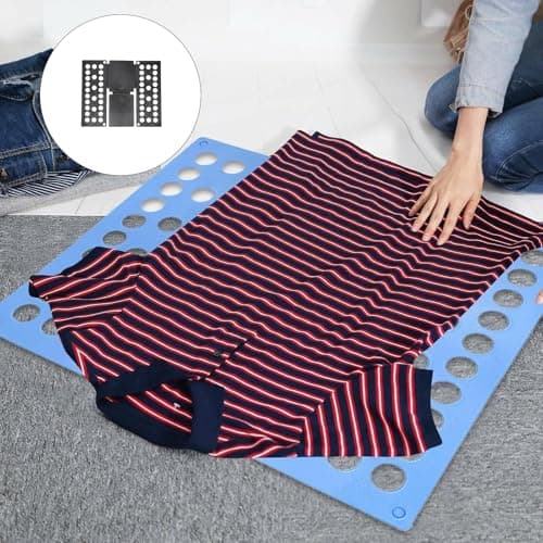 Multifunctional Garment Folder Tool Adjustable Laundry Folding Aid Garment Helper for Organizes Shirts Pants Dress Clothes Folding — view 2