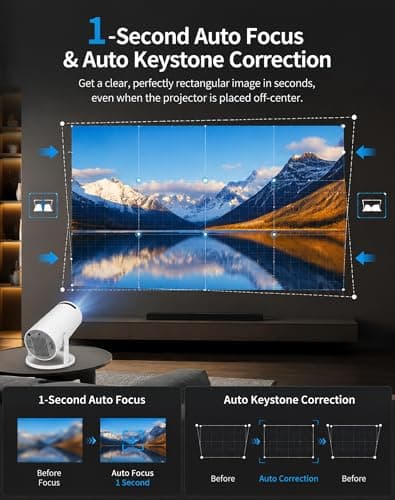 CineMaster Pro 4K Smart Projector Ultra HD Home Theatre — view 6