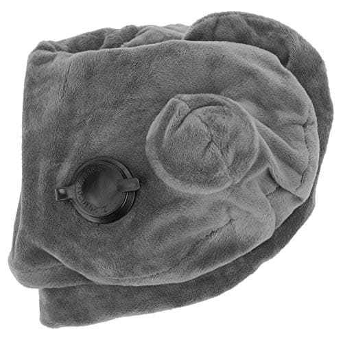 GETKIVA Inflatable Travel Neck Pillow U Shaped 4 Pack 32 x 30 x 10 cm One Press Auto Inflate Portable Neck Support (Grey) — view 2