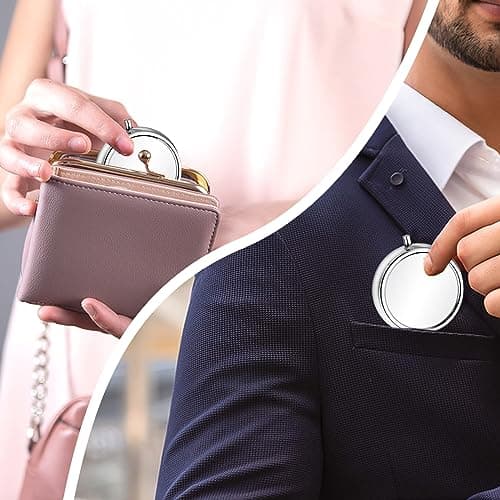 Sibba Portable Medicine Pill Case, Travel Multi-Functional Moisture Proof Pill Box for Purse & Pocket, Cute Metal Medicine Pill Organizer Box for Vitamins, Fish Oil & Supplements(1 Compartment) — view 5