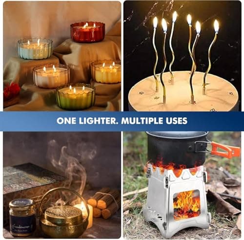 MEOWN Original Mix Lighter Collection – Limited Edition, Refillable Lighters with Replaceable Flint, Durable Design & Assorted Colours – Multipurpose for Home, Camping, BBQ & Gifts (5) — view 5