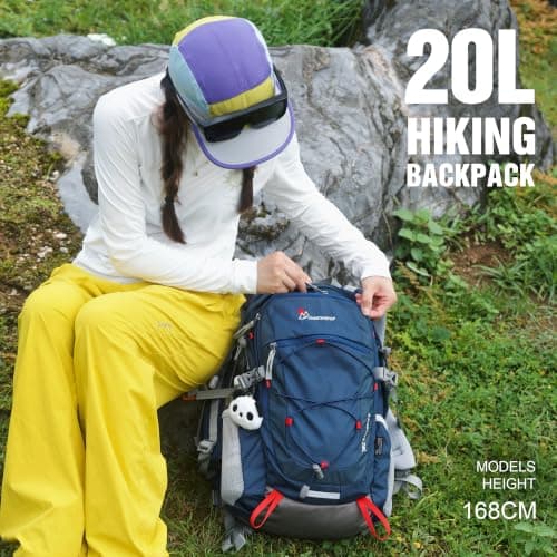 MOUNTAINTOP 20L Hiking Backpack Lightweight Rucksack for Men Women — view 2