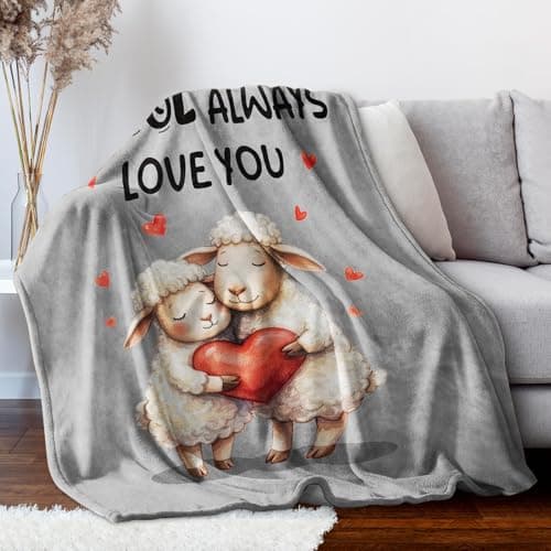Anniversary Wedding Gifts for Him Her Wife Husband - I Love You Blanket — view 5