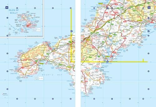 A -Z Great Britain Super Scale Road Atlas 2027 (A3 Spiral): Easy to read map of Great Britain — view 2