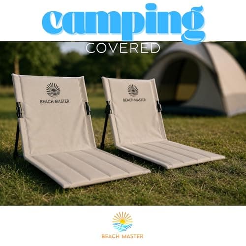 Beach Master Super Lightweight Folding Camping Chair - Portable Beach Chair with Carry Bag for Beach, Camping, Festivals and Outdoors — view 4