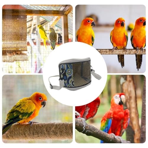 Parrot Travel Carrier Parakeet Outdoor Carrying Cage — view 4