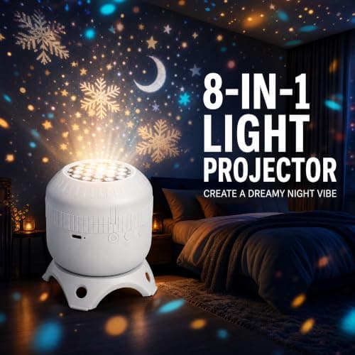 Galaxy Projector, Night Light Projector LED Light, Multiple Light Modes — view 2