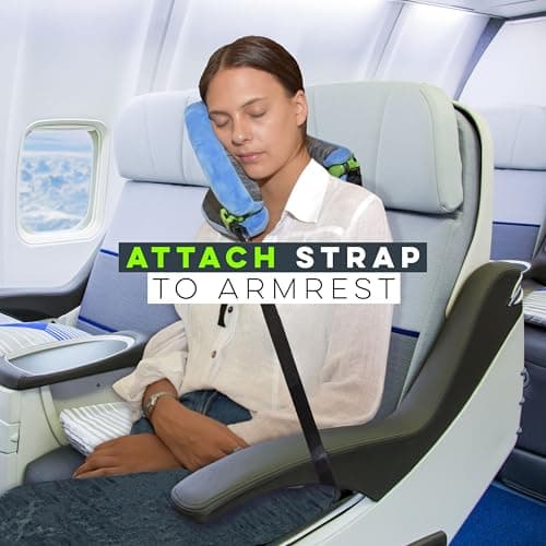 FaceCradle Wanderlust, Travel Neck Pillow, Multi Functions and Modes, Including Sleep Forward, Upgrade to Sleeping Class Face Cradle (Purple) — view 5