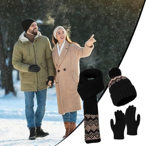 Tktouci Winter Scarf Women Thickened Cold Proof Hand Warmer Scarf — view 3