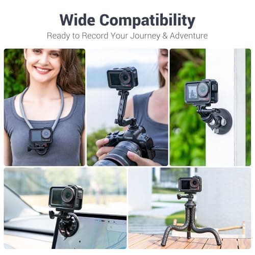 JJC Magnetic Mount for DJI Osmo 360 Action 5 Pro 4 3 Quick Release Adapter — view 6