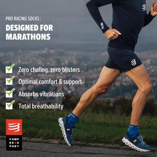 COMPRESSPORT Unisex Pro Racing V3.0 High Running Socks, Fluo Yellow, 38-40 EU — view 2