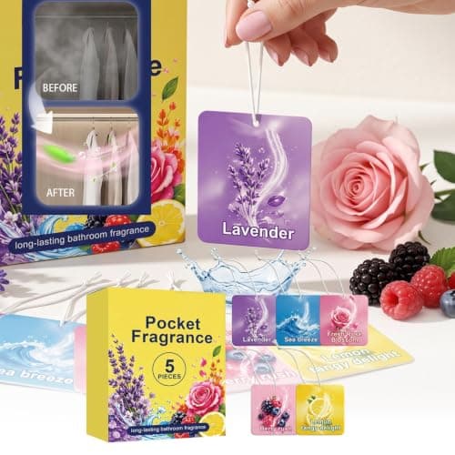 Fragrance Sachets 5 Pack Odor Eliminator Freshener Deodorizer — view 2
