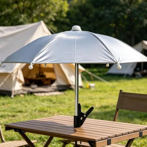 Phone Umbrella - Adjustable Clip On UV Protection Sun Shade | Anti Glare Sm — view 3