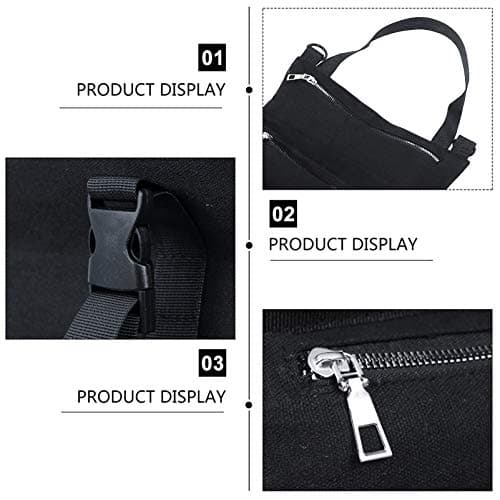 Luxshiny Car Seat Hanging Bag Organizer for Back Seat Storage Canvas for Road Trips and Travel — view 6