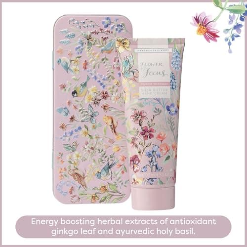 Heathcote & Ivory Hand Cream 100ml In A Reusable Tin, Shea Butter, Moisturiser For Dry Skin, Aromatic Fragrance, Beauty Gift, Travel Size, Vegan and Cruelty Friendly — view 6