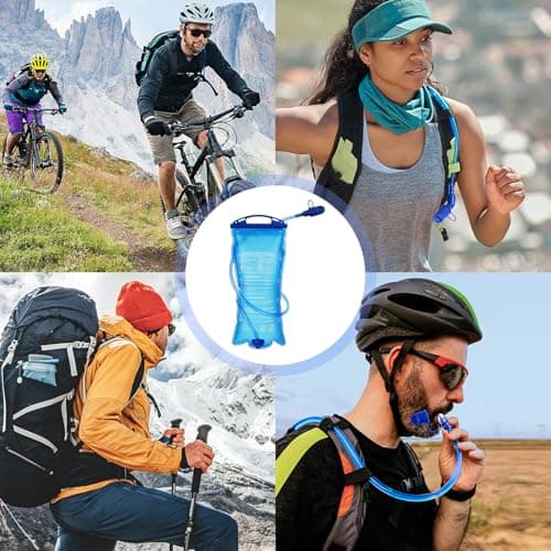 QUIIEOSKIA 2L Water Bladder 2L Leak-Proof Hydration Bladders, BPA Free — view 6
