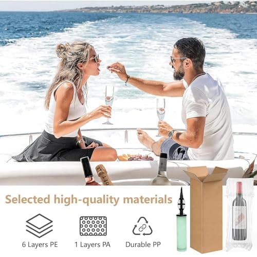 10 Sets Wine Shipping Box, Single Glass Bottle Cardboard Bulk — view 5
