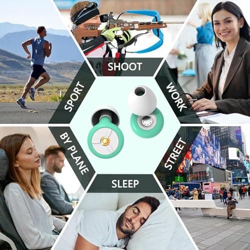 eyYvxmep Ear Plugs for Sleeping Noise Reduction, Reusable Earplugs Noise Cancelling for Hearing Protection-Perfect for Sleep — view 6