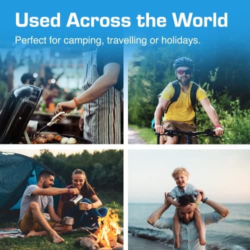 Active Era Mosquito Repellent Bracelet [12 Pack], Insect, Midge & Mosquito Bands - Powerful DEET Free Formula - Waterproof with 250 Hours / 10 Days of Protection for Adults and Kids 3+ — view 5
