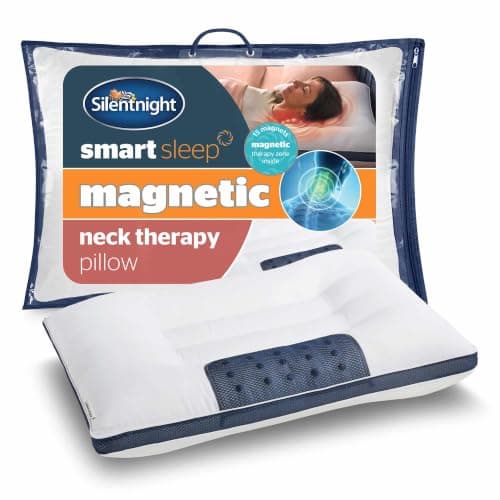 Silentnight Smart Sleep Magnetic Neck Therapy Pillow, Soothes Neck Ache