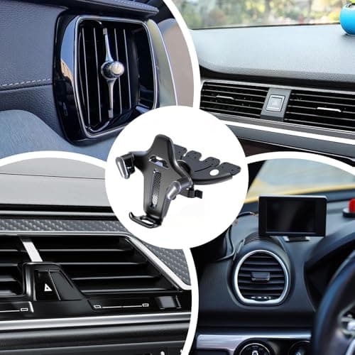 Car Holder For Phone With Music Slot Adjustable Automatic Clamp — view 5