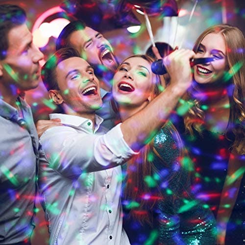 Global Gizmos 45390 Crystal Starball Disco Light / Mini Disco Lights / Battery Operated / Party Light For Kids Birthdays, Family Gatherings, & Christmas / 9cm x 9cm — view 3
