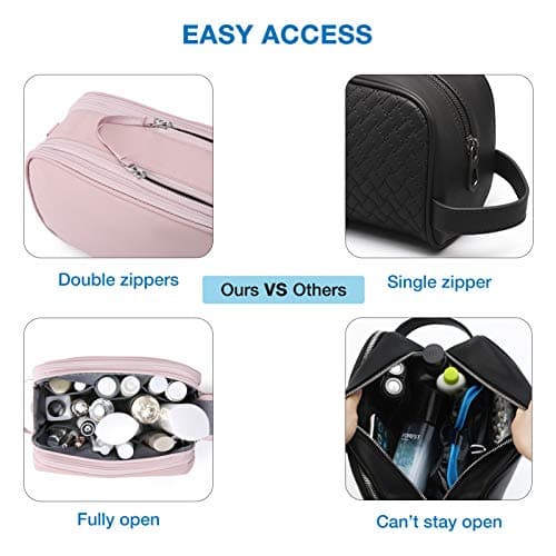 BAGSMART Men's Wash Bag, Large Capacity Travel Toiletry Bag & Wet Pocket — view 5