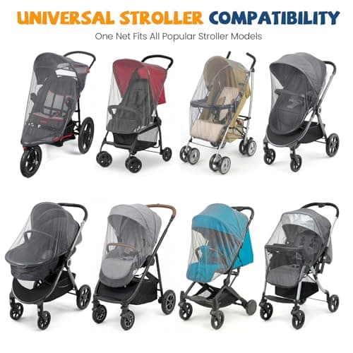 Mosquito Net for Pram, Universal, Grey — view 2