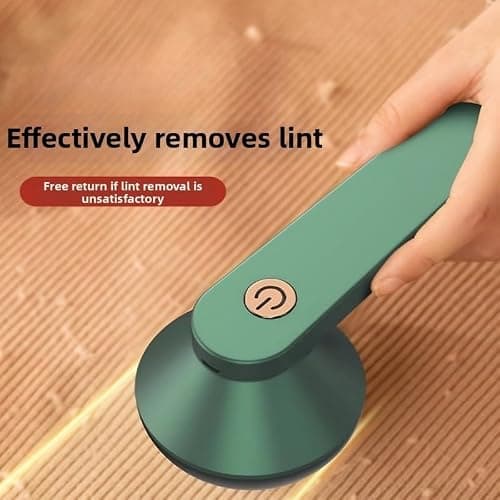Linnkyfloa Lint Remover Green Rechargeable Shaver with — view 5