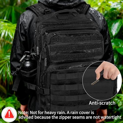 OUUTMEE Military Tactical Backpack 20L/25L/35L/45L, MOLLE Rucksack for Men — view 6