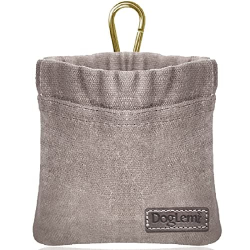 Sheryl&Rain Dog Treat Pouch, Dog Treat Bag with Carabiner, Magnetic Closure