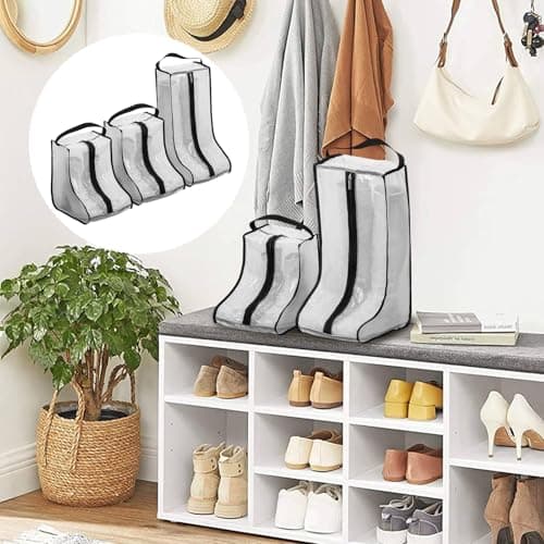 3 Pack Boot Bags for Walking Boots, Walking Boot Bag for Travel Sneakers — view 5