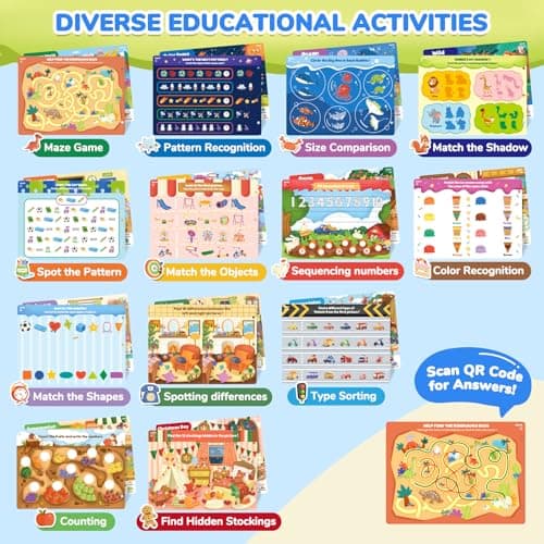 JoyCat Seek & Find Game Books - Wipe Clean Reusable Book for Kids Ages 3-8 — view 5