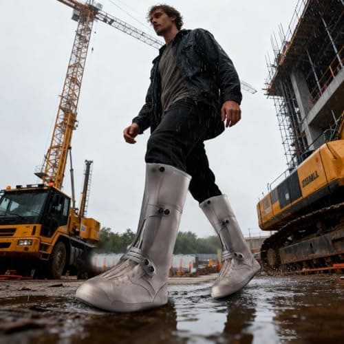 Waterproof Shoe Covers for Rain Silicone Waterproof Non-Slip Daily Supplies — view 2