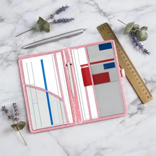 Car Insurance Holder, PU Glove Box Document Organizer, Registration Holder, — view 3