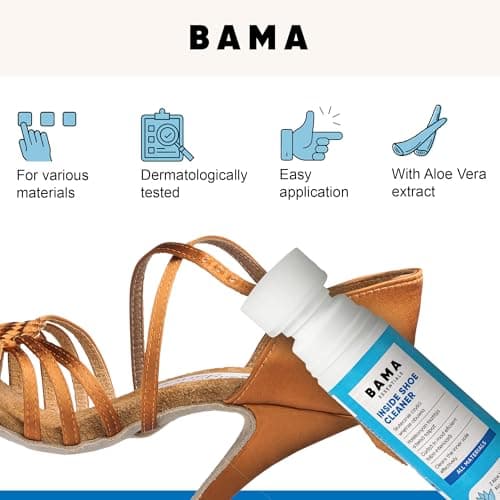 Bama Inside Shoe Cleaner for Leather Footbed and Insole - Inner Sole Cleaning Lotion with Aloe Vera and Sponge Applicator - Sandal Care for All Materials, 75ml — view 5