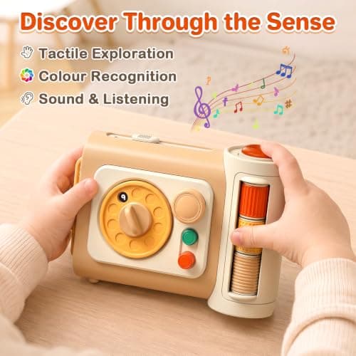 Baby Pretend Camera Sensory Toys, Montessori Toys for 1 Year Old Girl Gifts — view 3