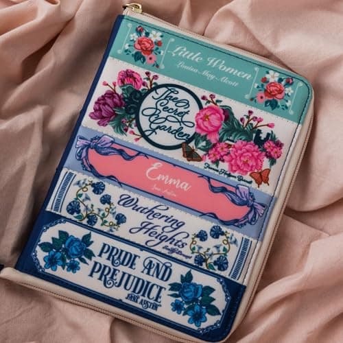 Steel Mill & Co. E-Reader Folio Case, Classics Bookstack — view 6
