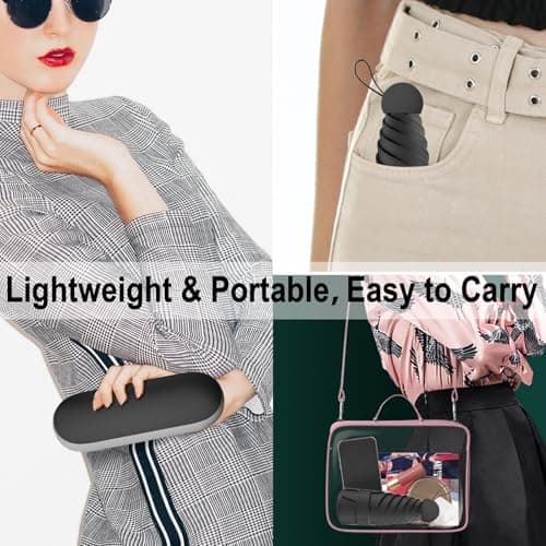 Copulan Mini Travel Umbrella, UPF 50+ Compact Fits in Purse — view 3