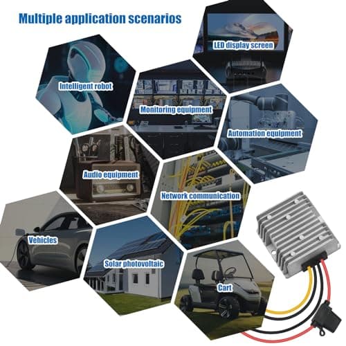 MZHOU Voltage Regulator DC 30V-90V to 24V 20A 480W Buck Converter — view 6