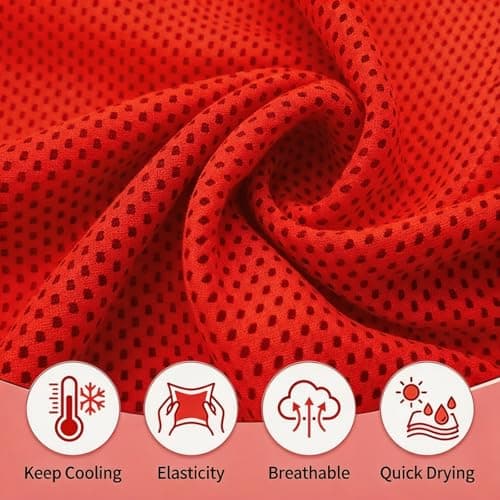 2 Pcs Cooling Towels, Gym Towels For Women With Portable Silicone Sleeves — view 5