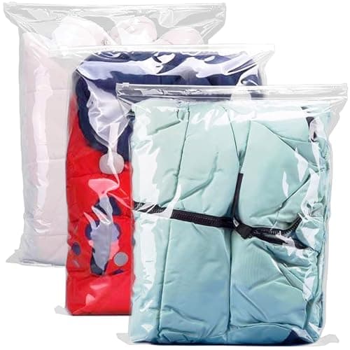 GESDYO Reusable Ziplock Bags for Clothes,30Pcs 40x50CM for Clothes Garment