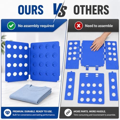 BoxLegend T Shirt Folder Board Clothes Folder, Blue — view 4