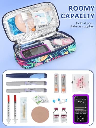 YOUSHARES Insulin Cooler Travel Case with Temp Display for Monjaro Pens — view 3