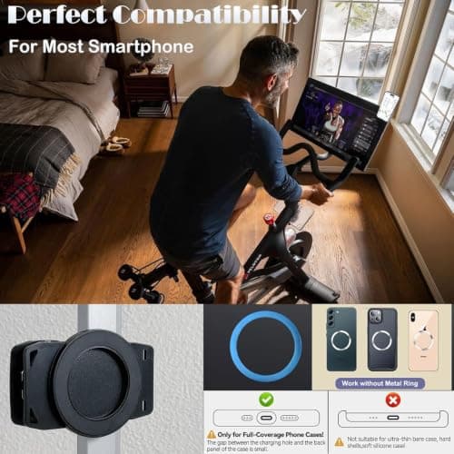 CCSmall Magnetic Holster Belt Clip for Phone with Elastic Safety Strap EYJ — view 3