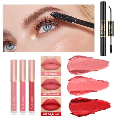 LYMYBETY Makeup Set, Cosmetic Make Up Starter Kit With Storage Bag Portable Travel Make Up Palette Eyeshadow Foundation Lip Gloss for Teenage & Adults (Style A) — view 6